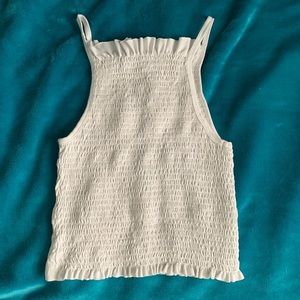 PRICE DROP!! gaze halter top (white)